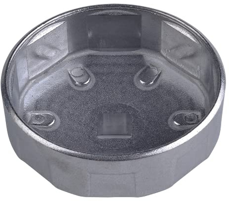 SW-Stahl 08450-74/8 Ölfilterschlüssel Alu - 74 mm x 8 Kanten - 1/2 Antrieb | Passend für VW, Audi, Seat, BMW und Renault, aus robustem Aluguss, präzise 8-kant Form, Premium Werkstattqualität