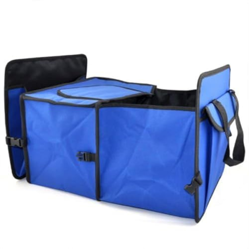Accessotech 2 in 1 Car Boot Organiser Shopping Tidy Heavy Duty Collapsible Storage Travel Tool