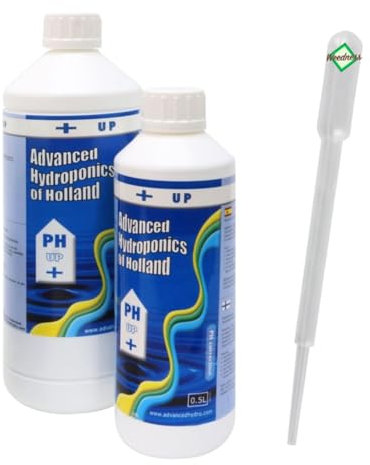 Weedness Advanced Hydroponics pH+ Plus 500 ml - ph-senker Heber Dünger Pflanzen Grow Anbau Indoor Down Granulat Tomaten Rasen Orchideen