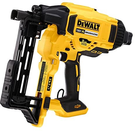 DEWALT DCFS950N-XJ - Grapadora de Cercas sin escobillas XR 18V sin cargador/batería para grapas galvanizadas G12 de 3,7mm diámetro y 50mm largo