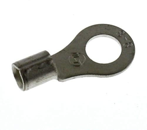 SeKi, 25 capicorda ad anello, 6 – 10 mm², M8, non isolati, per conduttori a fili multipli, capicorda pressato in rame stagnato