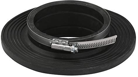 PSI Mauerkragen Kautschuk inkl. 2 Edelstahlspannbänder; MFPA zertifiziert Größe 110 mm (105-116 mm)