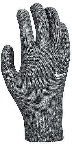 Nike Swoosh Knit 2.0 Herren Handschuhe Grau/Weiß -L/XL