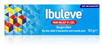 Ibuleve Pain Relief 5% Ibuprofen Gel, Clinically Proven, Anti-Inflammatory Relief for Joint Pain, Sprains, Backache, Muscular Pains and Sports Injuries, 50g