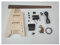 DIY Bausatz E-Gitarre Halbfertige Kopflose Elektrische Bassgitarre, Mahagoni-Körper Mit Aller Hardware Keine Farbe Unvollendeter Gitarrenbausat