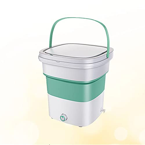 PanHuiWen Lavadora Portatil Plegable Lavadora Portatil con Centrifugado Turbo 1.8kg para Calcetines,Ropa Interior