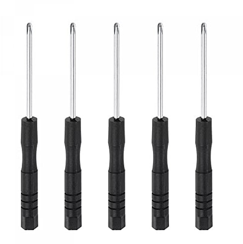 sourcing map Mini Phillips Screwdriver, 2.0mm Cross Head for Watch Eyeglasses Metal Buckle Electronics Repair, 5 Pcs