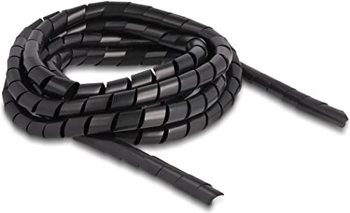 Delock Spiralschlauch flexibel 2 m x 10 mm schwarz