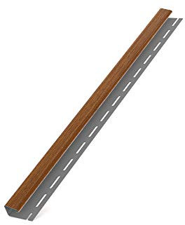 Bryza Kunststoffpaneele Goldene Buche Holzoptik 1,50m Wandpaneele Deckenpaneele Innen und Außen Unterdachpaneele Dachkasten Wandverkleidung (J- Abschlussleiste 1,50m)