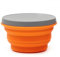 Povanjer Ciotola Pieghevole,Insalatiera Pieghevole in Silicone con Coperchio - Utensili da Cucina Portatili Resistenti al Calore per Campeggio, Viaggi, Barbecue, attività all'aperto, Strumenti di