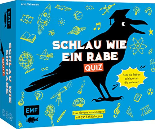 Schlau wie EIN Rabe: Das clevere Familienspiel mit 333 Schätzfragen für 2-5 Personen ab 10 Jahren