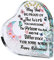 Ornalrist Regalos de jubilación para mujeres y hombres, placa colorida de corazón de cristal, regalos para profesores, compañeros de trabajo, adornos decorativos de recuerdo de jubilación feliz