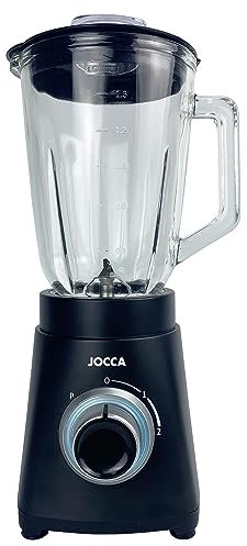 Blender - JOCCA - Bol en verre 1,5 L - 2 vitesses - Noir