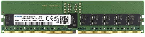 Samsung 32GB DDR5 4800MHz PC5-38400 ECC RDIMM 2Rx8 Dual Rank 1.1V Registered DIMM 288-Pin Server RAM Memory M321R4GA3BB6-CQK