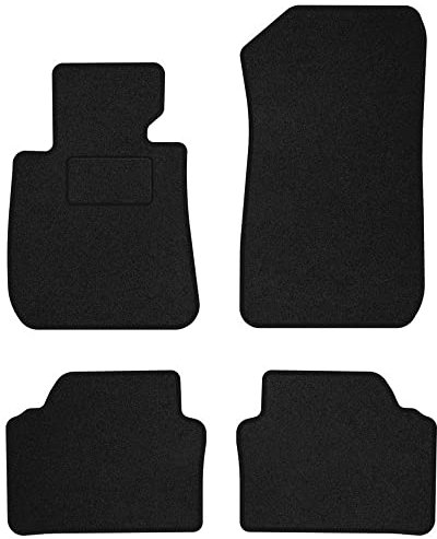 MOTOS Standard Velours-Fußmatten passend für BMW 3er E92 2006-2011 - Standard, Gewebt, Schwarz fußmatten Auto - Erleben Sie neuen Fahrkomfort mit einem Automatten Satz für Ihr Auto