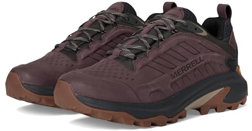 Merrell Men's Moab Speed 2 Leather Waterproof Hiking Shoe, Peppercorn, 11 UK