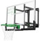 Salta Guard - Basketballbrett Wandmontage - Basketballkorb mit Dunkring - für Kinder und Erwachsene - Outdoor - Schwarz