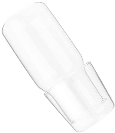 Zerodeko Gläser 1 Satz Wasser am Bett Kaffeekaraffen frühstücksset geschirr Glasbecher Kaffeesahne Wasserflaschen Frühstück Glaskanne Frühstücksglasflasche nachts Milchbecher Saft