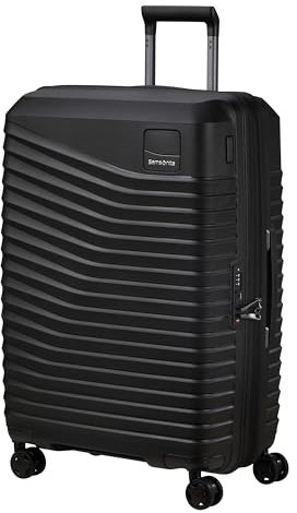 Samsonite Intuo - Spinner M, Erweiterbarer Koffer, 69 cm, 79/87 L, Schwarz (Black)