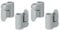 blntackle76 Set: 4 Stück Quick- Verbinder Rohrklemme für Zeltstange mit Schnellspanner 19-22mm, 22-25mm oder 25-28mm, Klemmsystem-Nachrüstsatz, Zelt Camping (25-28mm)