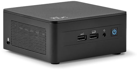 Intel NUC 13 NUC13ANHi7 Mini PC Dual-LAN/Mini PC/HTPC der 13. Generation Intel Core i7-1360P, Intel Iris Xe Graphics, 256GB NVMe SSD, 8GB DDR4 RAM, WiFi 6E, BT 5.3,8K Support