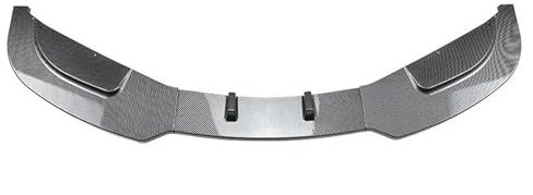 Frontspoiler-Stoßfängerlippe Für Mercedes Für Benz Für C-Klasse Für W204 2011 2012 2013 2014 Frontspoilerlippe Splitter Diffusor Bodykits Frontstoßstange Lippenspoiler Splitter(Kohlefaser-Look)