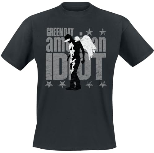 Green Day American Idiot Angel Männer T-Shirt schwarz XXL