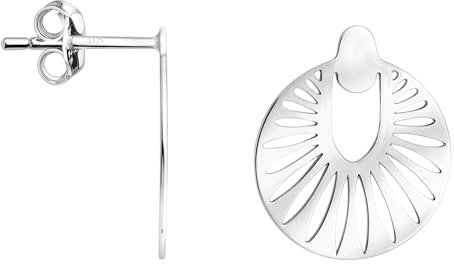 SOFIA MILANI - Damen Ohrringe 925 Silber - Sonnen Blumen Kreis Ohrstecker - E3011