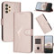 FCAXTIC Coque pour Samsung Galaxy A04s / Galaxy A13 5G / Galaxy A13 4G, Etui en Cuir PU, Pochette de Portefeuille Coque avec Magnétique pour Galaxy A04s / Galaxy A13 5G / A13 4G, Or Rose