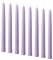 Unscented Candle – 25 cm | Long-Lasting & Elegant Design (2, Lilac)