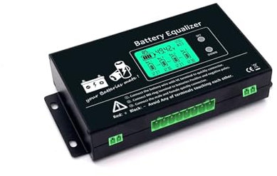 HQDRCY Battery Voltage Balancer LCD Battery Balance Display LiFePO4 Battery Charger HX02 4S 12V 24V 36V 48V 96V