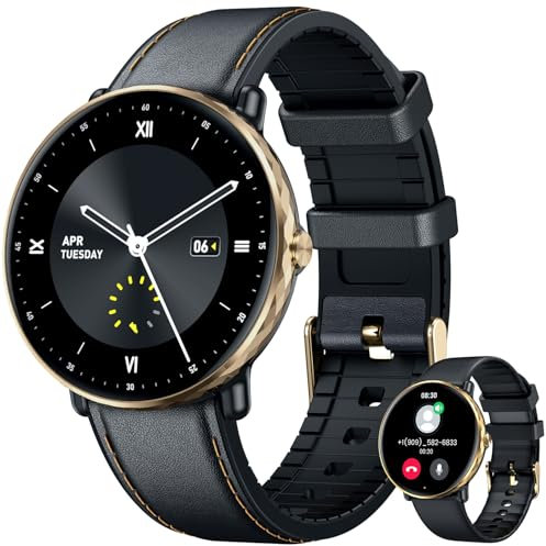 Reloj Inteligente Mujer Smartwatch con Llamada: 1.43'' AMOLED Digital Smart Watch con Bluetooth IP68 Impermeable Pulsómetro/Monitor de Sueño 100+ Deportivos Pulsera Actividad para iPhone Android iOS