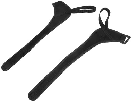 Parliky Guinzaglio Da Polso Per Bastoni Da Passeggio e Sci, Cinturino Regolabile in Poliestere, Resistente e Confortevole, Nero, Per Trekking e Sport Outdoor