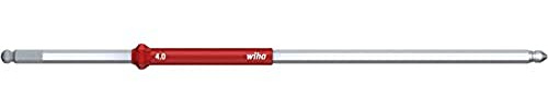 Wiha Wechselklinge Sechskant-Kugelkopf, schwenkbar für schwer zugängliche Bereiche, für Drehmoment-Schraubendreher mit Längsgriff (26224) 3,0 mm x 175 mm, 3,8 Nm