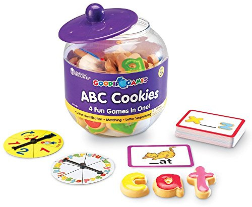 Learning Resources Biscuits Alphabet – Jeu Éducatif Lettres – Jouet Maternelle 3 à 6 Ans – Activité Montessori Lecture
