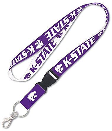 Wincraft NCAA Kansas State University Lanyard mit Abnehmbarer Schnalle, 2,5 cm
