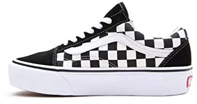 Vans - Old Skool Platform Cuadros VN0A3B3UHRK1 - Colore Nero, Talla 38.5 EU