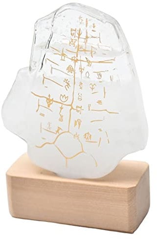 Sturmglas | Wettervorhersage Oracle Storm Glass, Sturm Glas Wetterstation Wolke Sturm Wetter Flasche Wettervorhersage Büro Deko Elegant für Büro