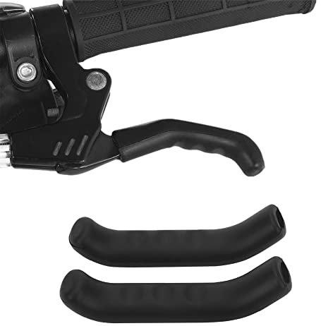 Bremshebelabdeckungen, rutschfeste Silikongriffe für Bremsen, Griffschutz für Mountainbikes, Rennräder, Universal-Stecker, für Rennrad, Mountainbike, Fahrrad (schwarz)