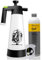 Nuke Guys Snow Foam Set: Nuke Guys Foamer 2L Schaumsprüher + KochChemie GSF Gentle Snow Foam 1L + Nuke Guys Messbecher 150ml skaliert mit Nuke Guys skull