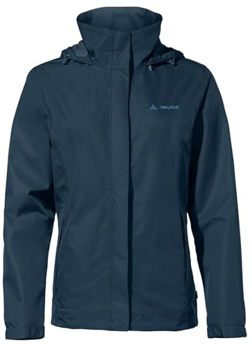 VAUDE Regenjacke Damen leicht - Women's Escape Light Jacket, wasserdichte Outdoor-Jacke, atmungsaktiver Windbreaker mit Kapuze, Klimaschonende Wanderjacke