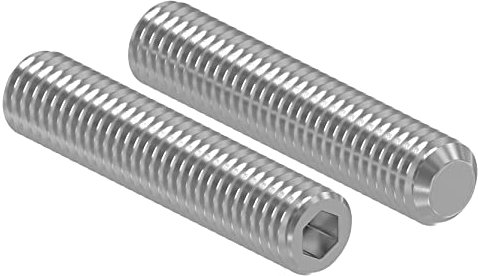 STEINBACHER© | (10x) Edelstahl Gewindestift M8x40, A2, DIN 913 / ISO 4026