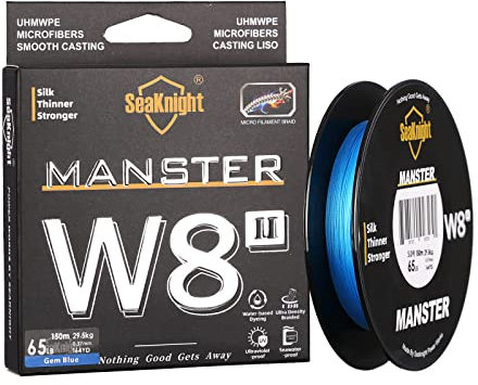 SeaKnight W8 II 8 Fili Lenza da trecciato X9 9 fili 150M/300M/500M Filo da Pesca alla Carpa Acqua salata 15-100LB