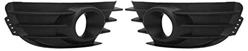 Nonuin Nebelscheinwerfer Abdeckungen Für Citroen C4 2004-2008 1 Paar Frontstoßstangen-Nebelscheinwerfer-Kühlergrill Schwarze Nebelscheinwerfer-Abdeckung Linke Und Rechte Abdeckung