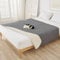 LUKDUNG wasserdichte Hundedecke 210 x 130 cm, rutschfeste Hundedecke, Robuste Hundematte für große und kleine Hunde, Schutz für Sofa, Bett, Autositz - Grau