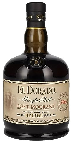 El Dorado Single Still PORT MOURANT Finest Demerara Rum 2009 40% Vol. 0,7l