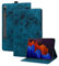 Rosbtib Tablet Case for Lenovo Tab P12 Pro 12.6 Inch PU - Leather Flip Case Protector with Card Slot Standing Function Cover Lenovo Tab P12 Pro 2021, Sakura Cat Blue