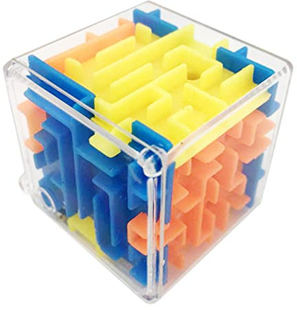 Aizuoni -Labyrinth-Würfel - 3D-Kugel-Labyrinth-Spielzeug Für Kinder | 5 Stücke Puzzle Ball, Magic Brain Games Sphere, Für Kleinkinder Und Kinder