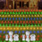 Battery Operated 2 Pack 1.5m x 1.5m 100 LED Fairy Lights with Remote Timer 8 Modes Dimmable Outdoor Net Mesh Lights for Christmas Tree Bush Garden Backyard Décor (Multicolor)