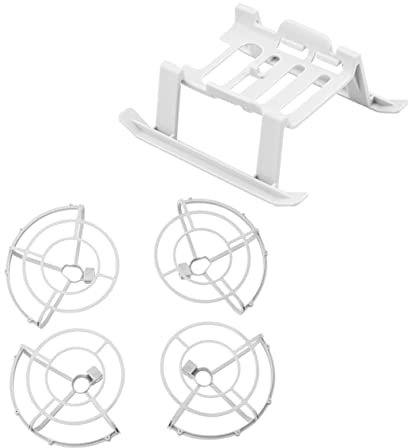 Alasum Höhenverstellbare Landegestellverlängerung Mit Propellerschutzring Für Mini Drohne Stoßdämpfend Leichtes Schnelles Montage Demontagezubehör Zur Rundum-absicherung Der Rotorblätter